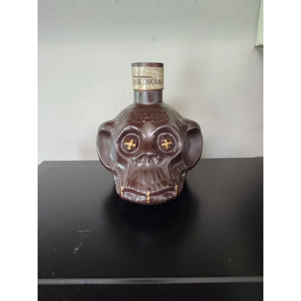 Deadhead Dark Chocolate Rum Skull Bottle Empty 750ml